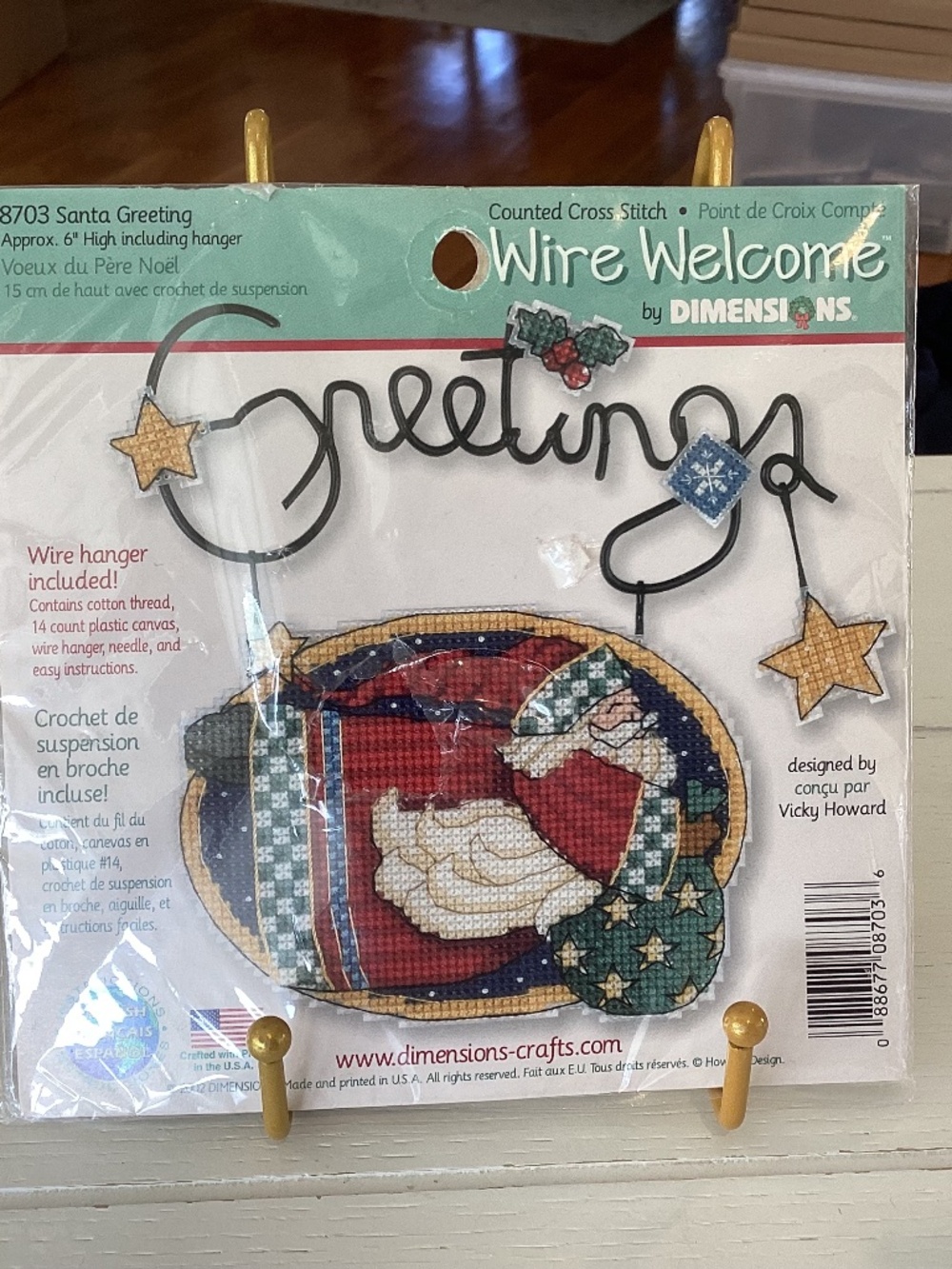 NEW “Greetings” Cross Stitch Plastic Kit